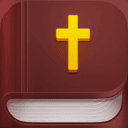 Decorative app icon floating in background