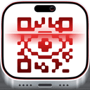 Decorative app icon floating in background